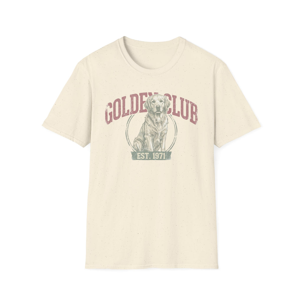 Golden Club T‑Shirt — Vintage Labrador Graphic Tee (Est. 1971)