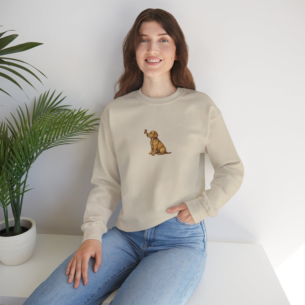 Labrador Puppy Crewneck Sweatshirt