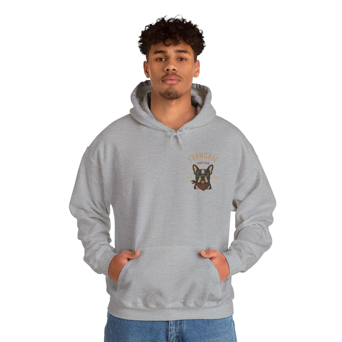 Frenchie Dog Hoodie – "Frenchie Off Duty" Comfort Pullover