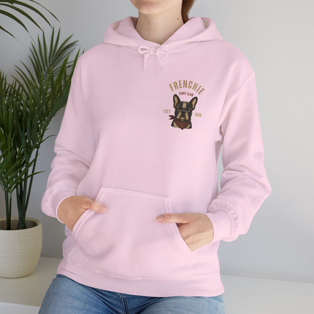 Frenchie Dog Hoodie – "Frenchie Off Duty" Comfort Pullover