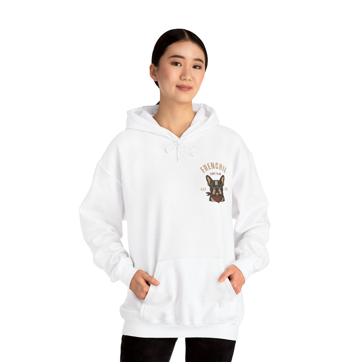 Frenchie Dog Hoodie – "Frenchie Off Duty" Comfort Pullover