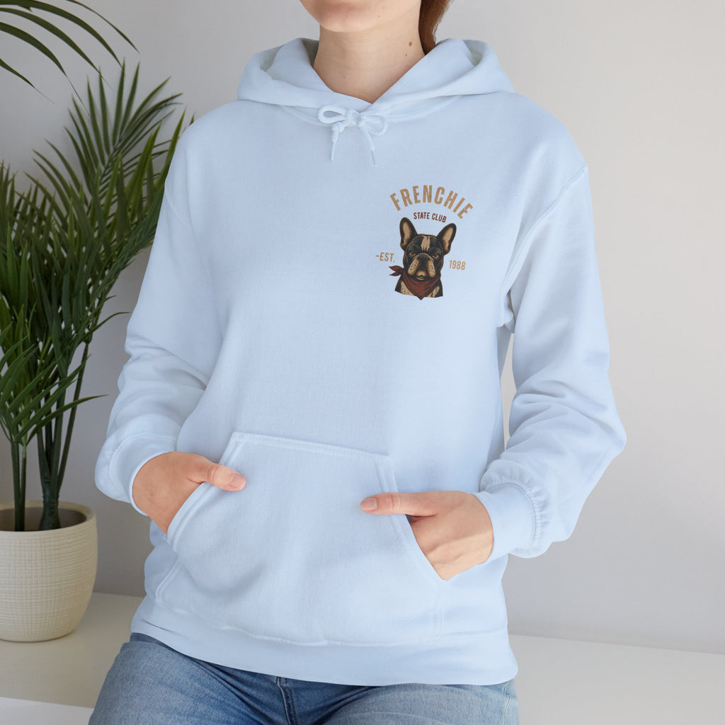 Frenchie Dog Hoodie – "Frenchie Off Duty" Comfort Pullover