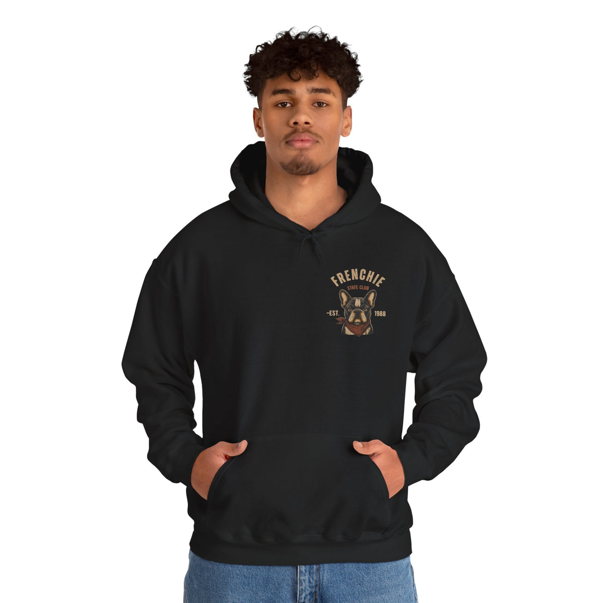 Frenchie Dog Hoodie – "Frenchie Off Duty" Comfort Pullover