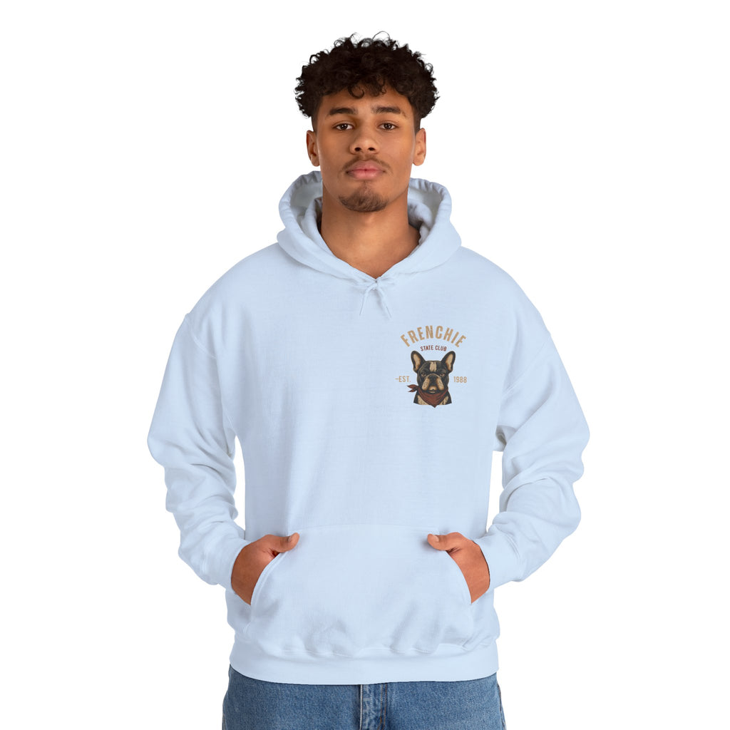 Frenchie Dog Hoodie – "Frenchie Off Duty" Comfort Pullover