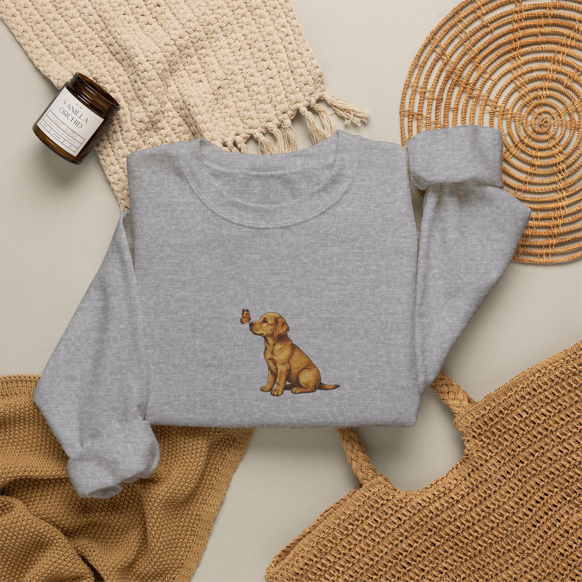 Labrador Puppy Crewneck Sweatshirt
