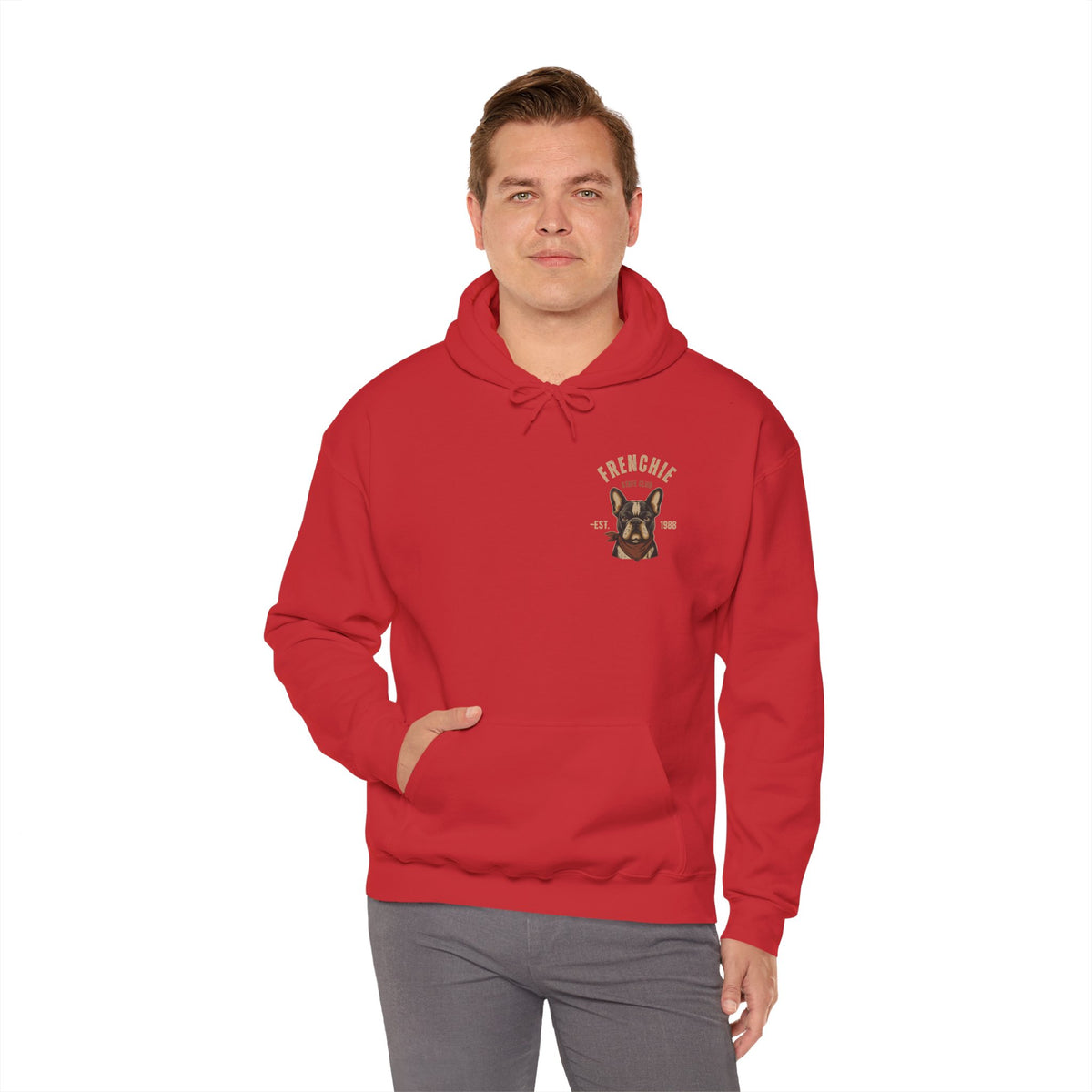 Frenchie Dog Hoodie – "Frenchie Off Duty" Comfort Pullover