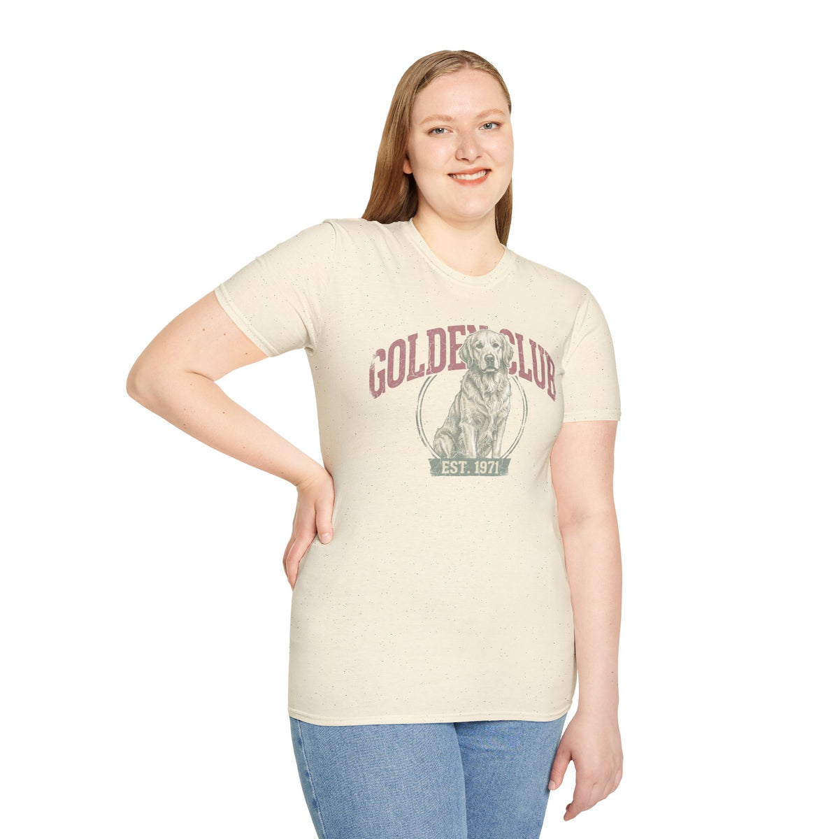 Golden Club T‑Shirt — Vintage Labrador Graphic Tee (Est. 1971)