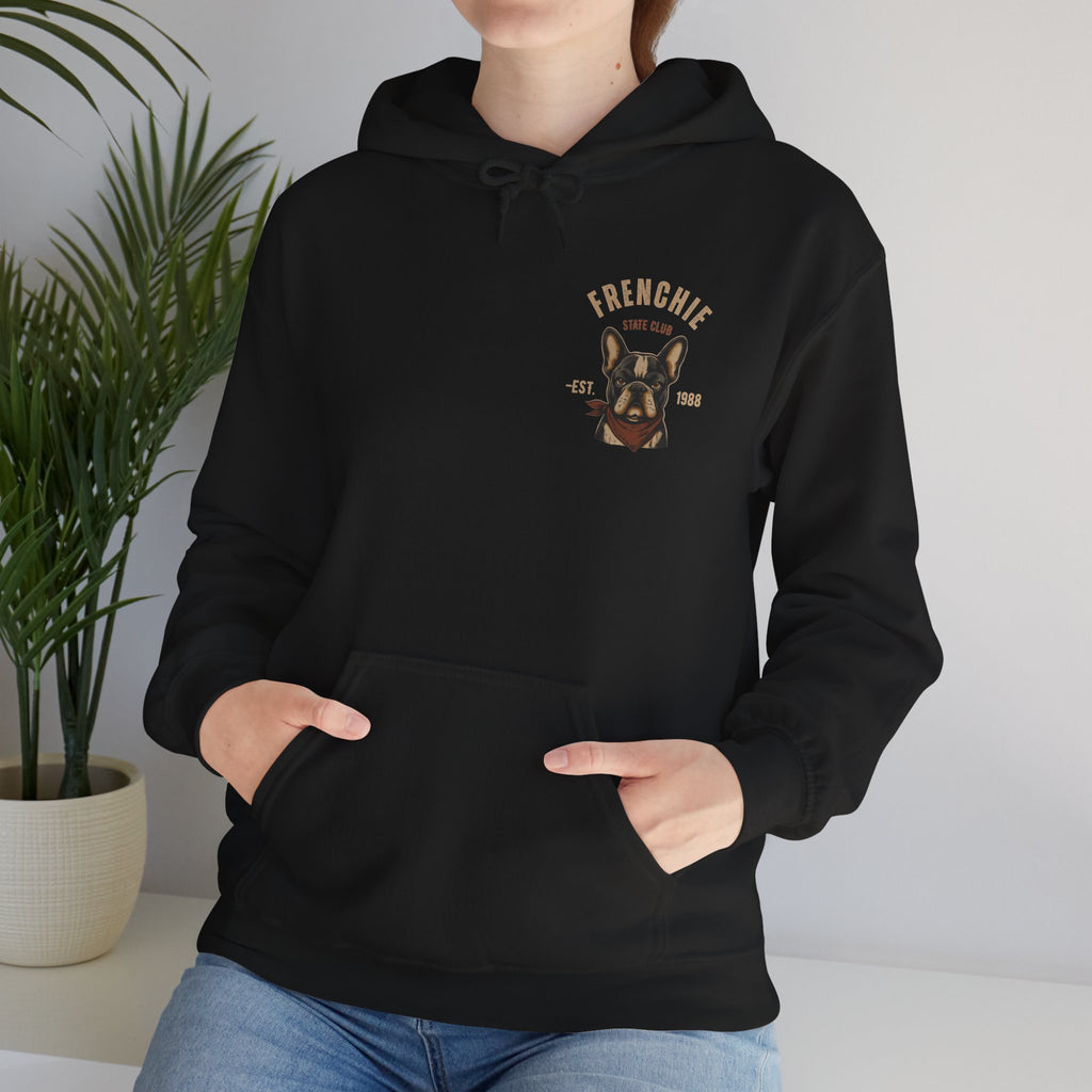 Frenchie Dog Hoodie – "Frenchie Off Duty" Comfort Pullover