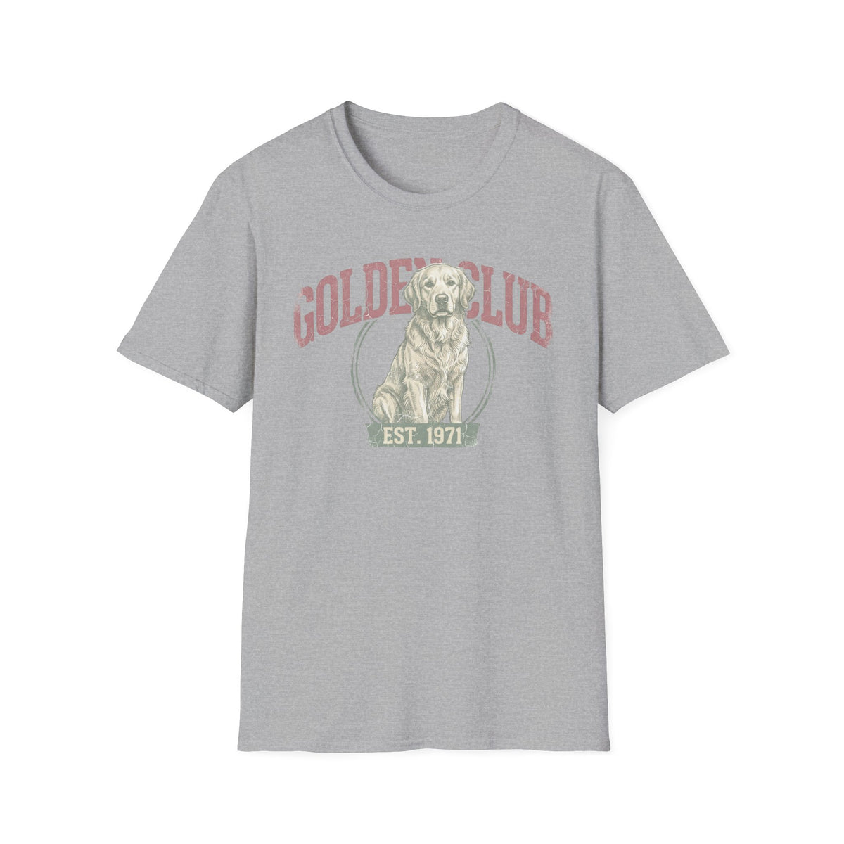 Golden Club T‑Shirt — Vintage Labrador Graphic Tee (Est. 1971)