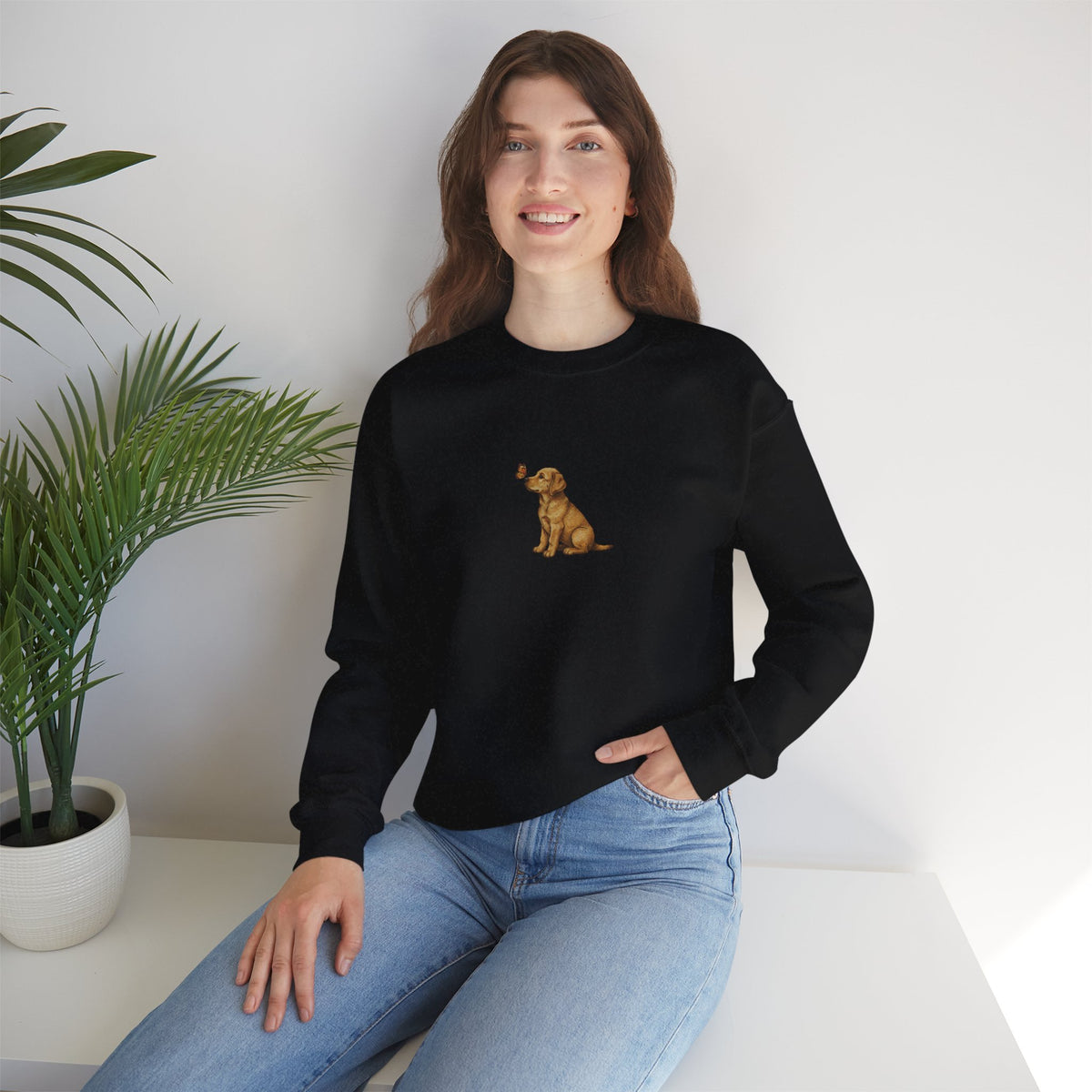 Labrador Puppy Crewneck Sweatshirt