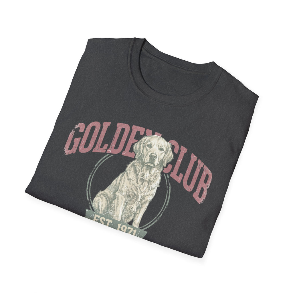 Golden Club T‑Shirt — Vintage Labrador Graphic Tee (Est. 1971)