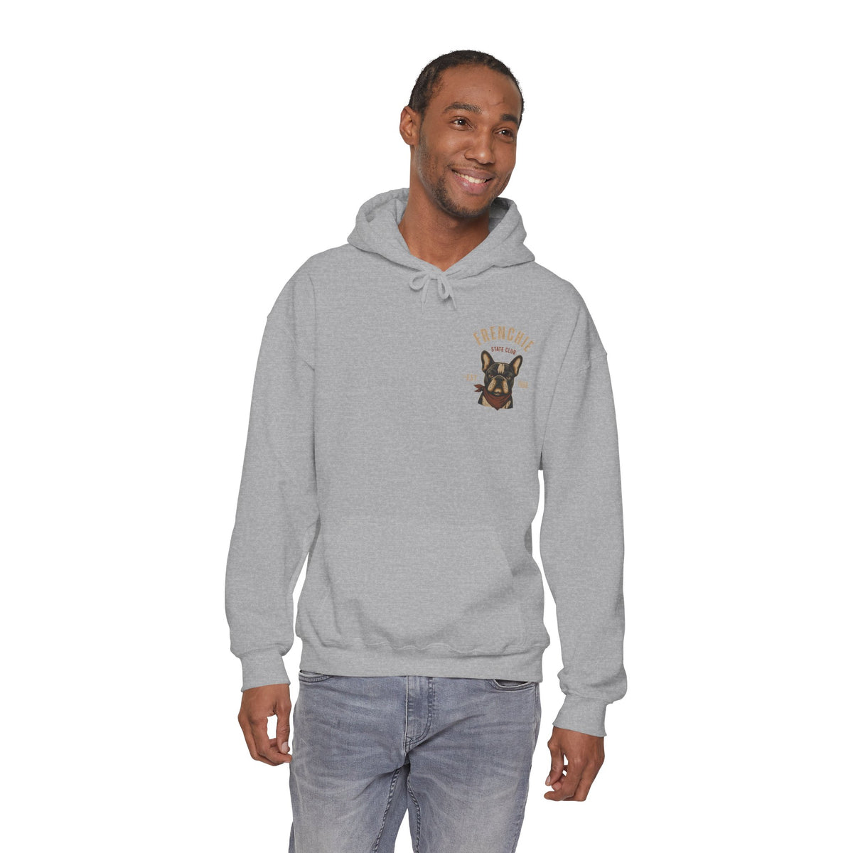 Frenchie Dog Hoodie – "Frenchie Off Duty" Comfort Pullover