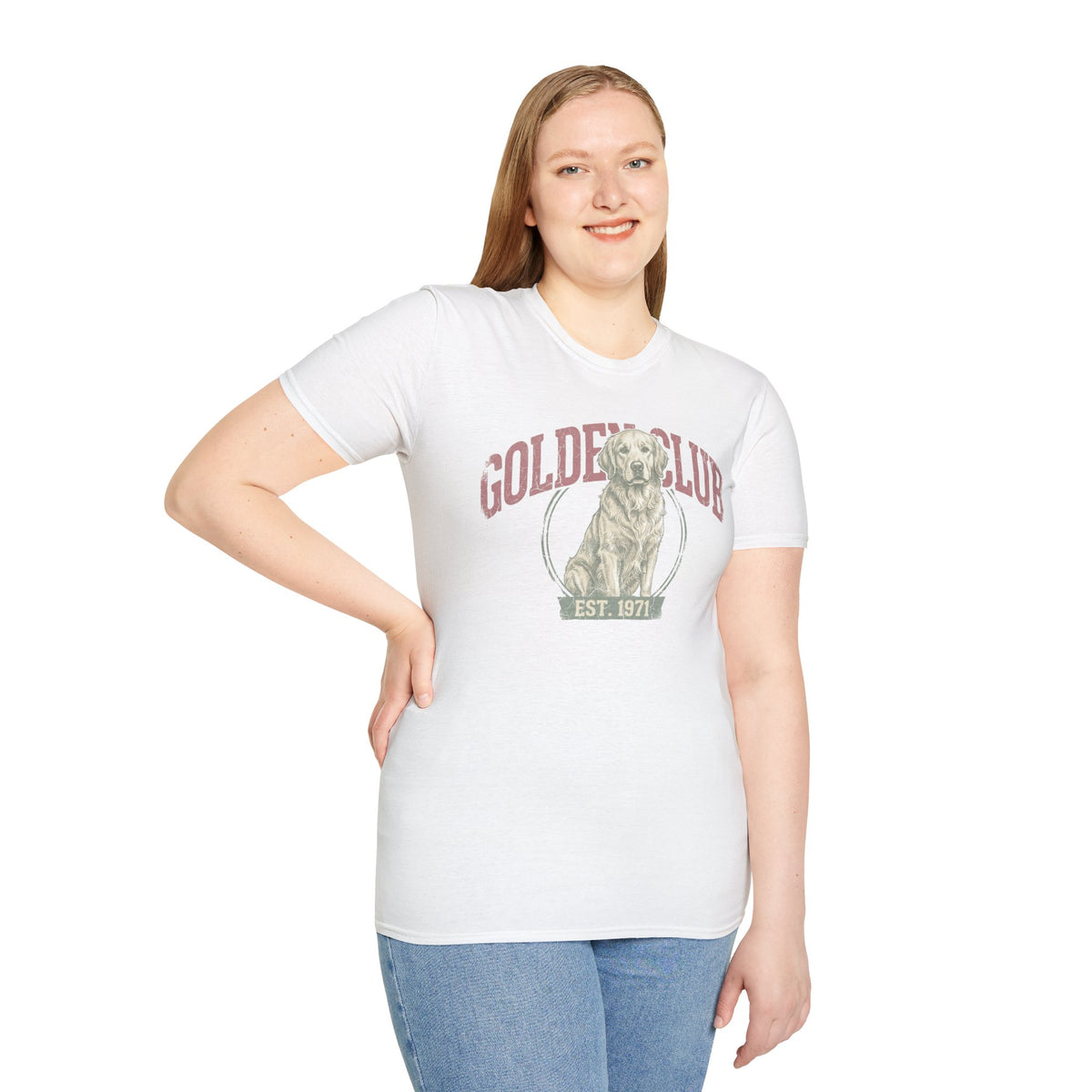 Golden Club T‑Shirt — Vintage Labrador Graphic Tee (Est. 1971)