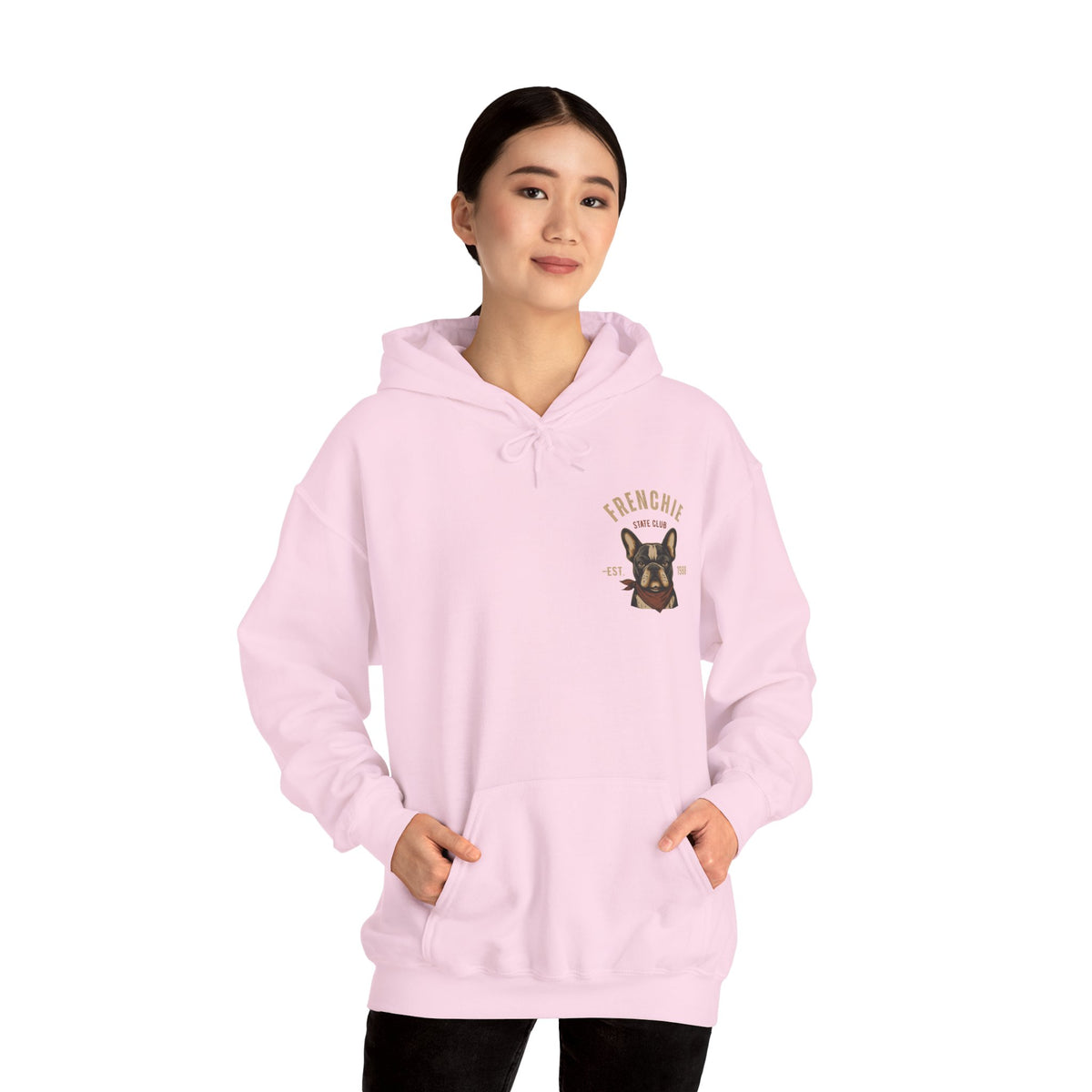 Frenchie Dog Hoodie – "Frenchie Off Duty" Comfort Pullover