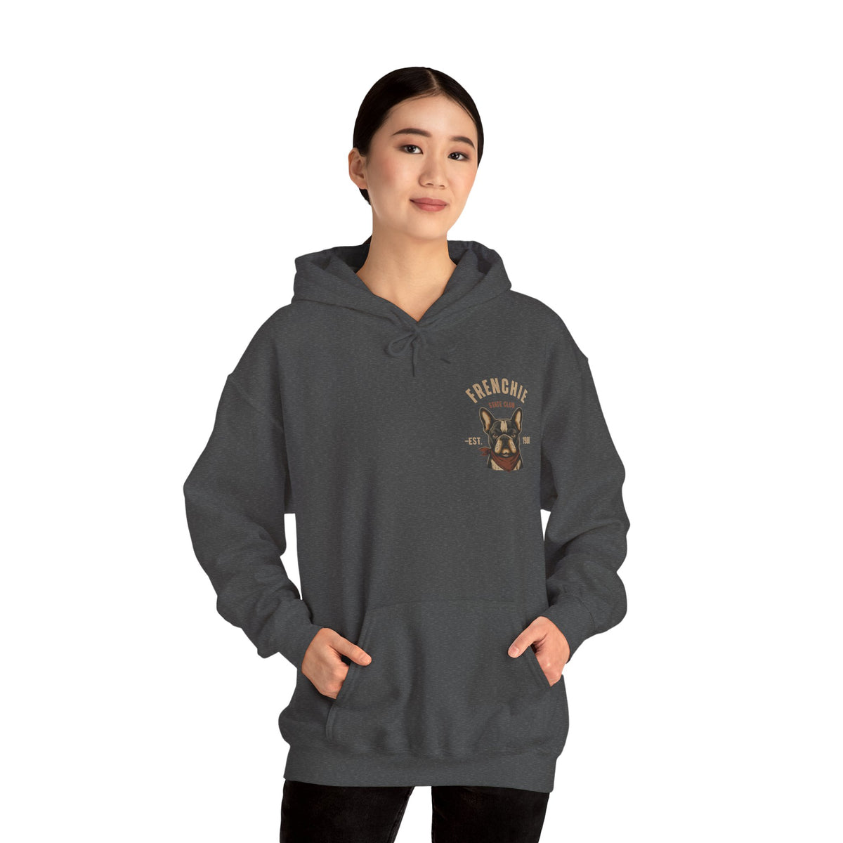 Frenchie Dog Hoodie – "Frenchie Off Duty" Comfort Pullover