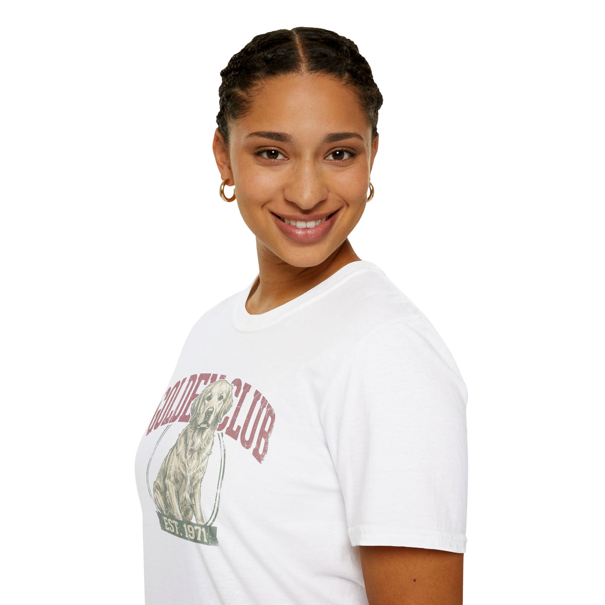Golden Club T‑Shirt — Vintage Labrador Graphic Tee (Est. 1971)