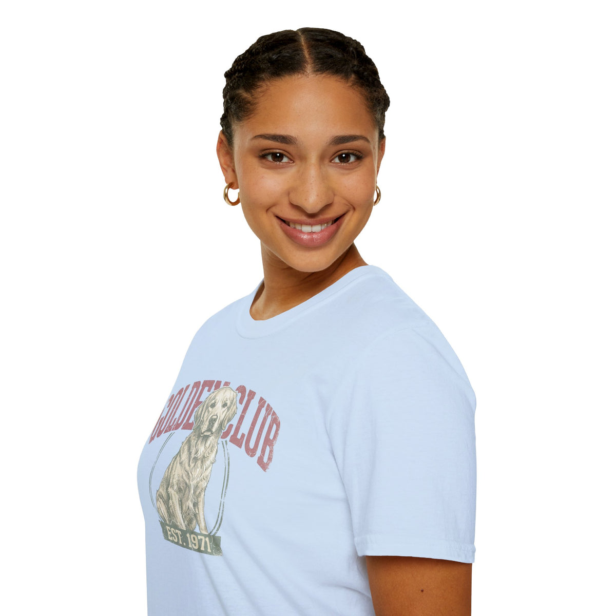 Golden Club T‑Shirt — Vintage Labrador Graphic Tee (Est. 1971)