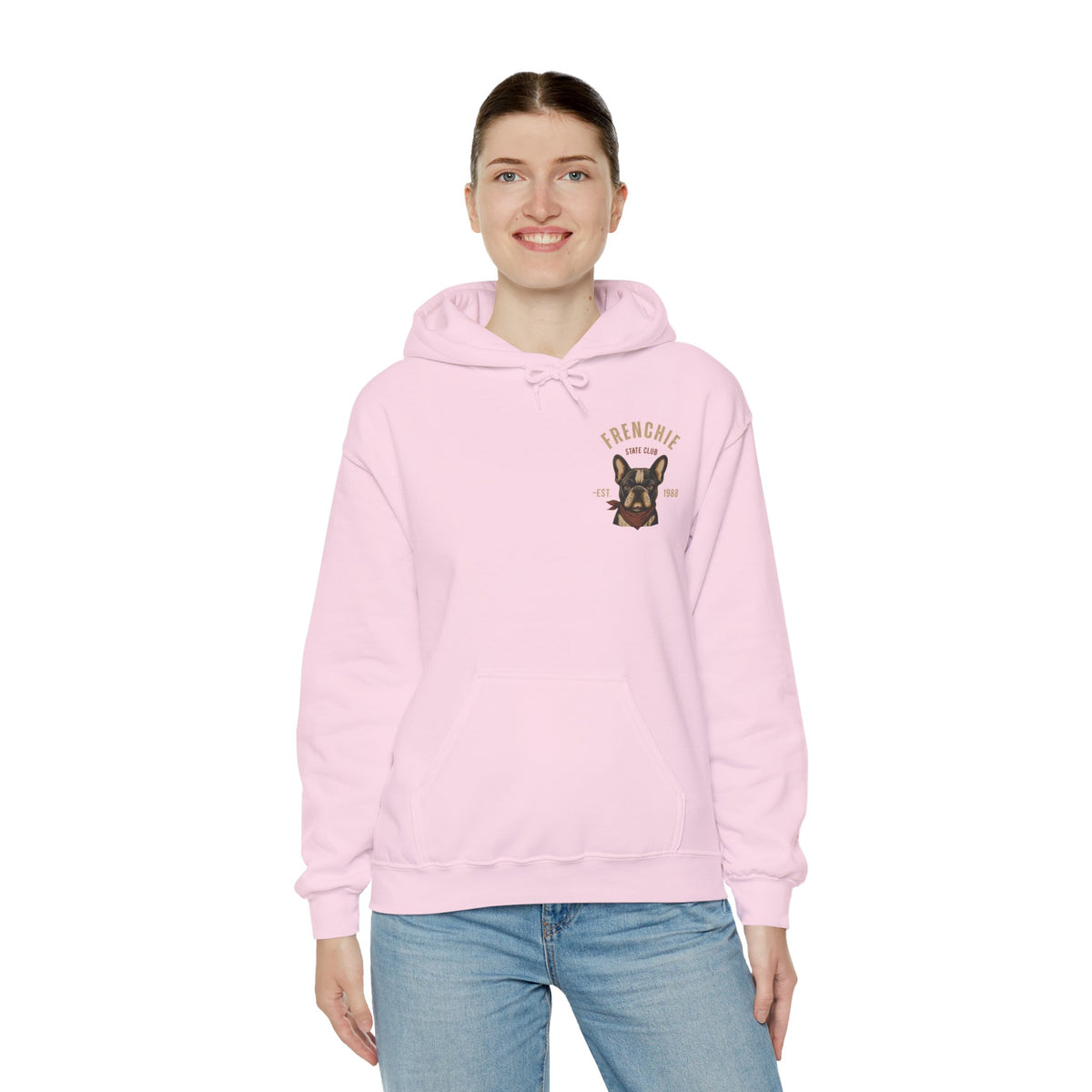 Frenchie Dog Hoodie – "Frenchie Off Duty" Comfort Pullover