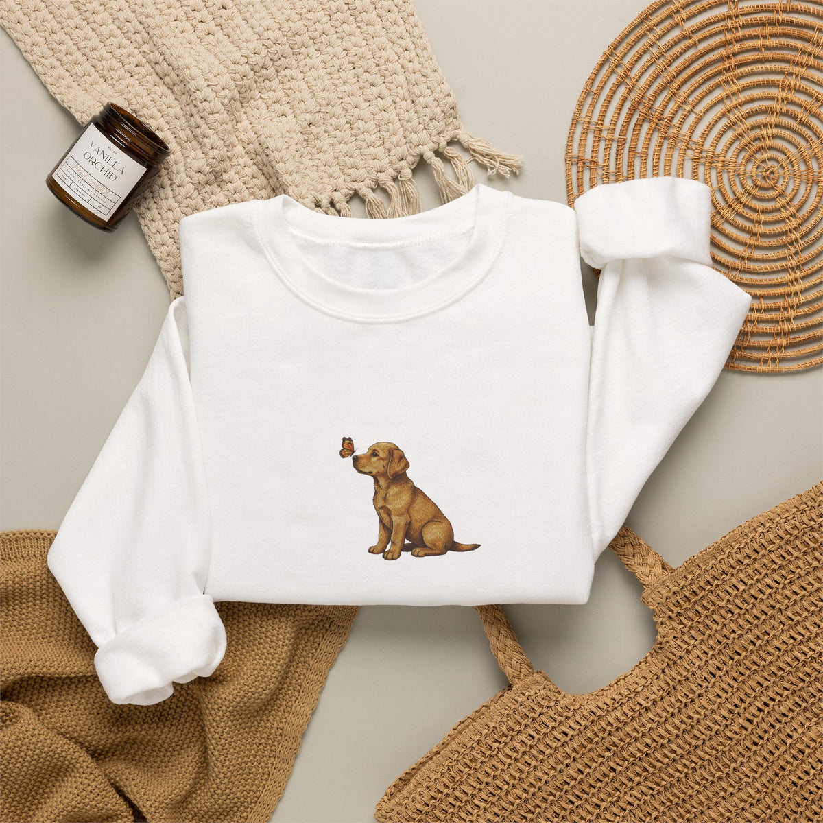Labrador Puppy Crewneck Sweatshirt